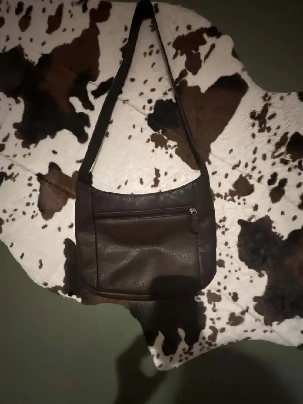 The Sak Brown Pebbled Leather Hobo Shoulder Bag